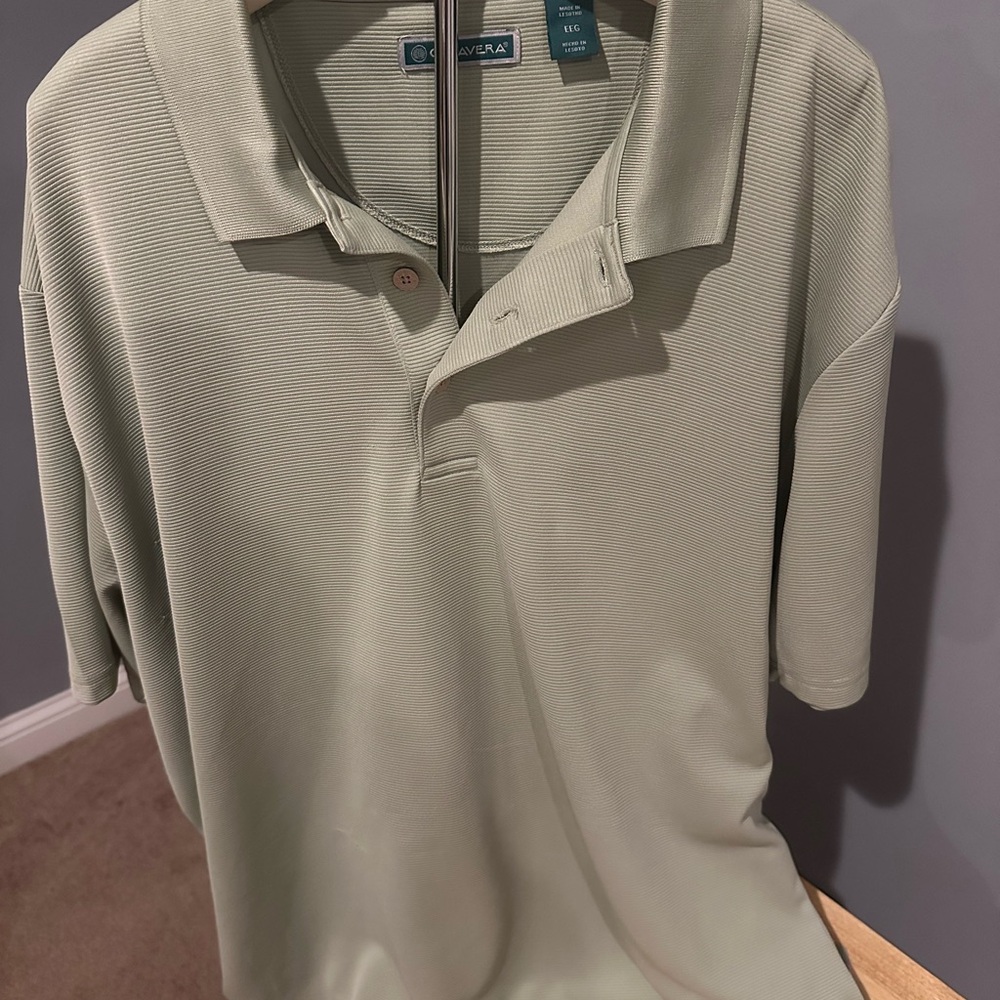 Cubavera Men's Olive Polo Shirt